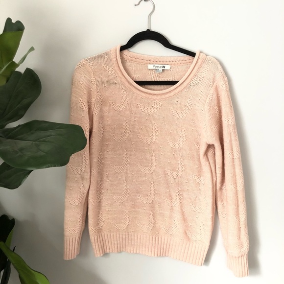 Forever 21 Luna Light Pink Sweater - Picture 2 of 7